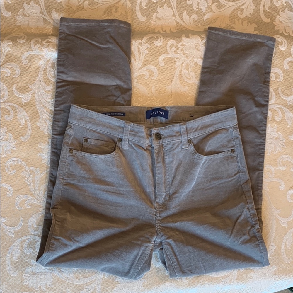 Talbots Gray Straight Jeans Classic Fit